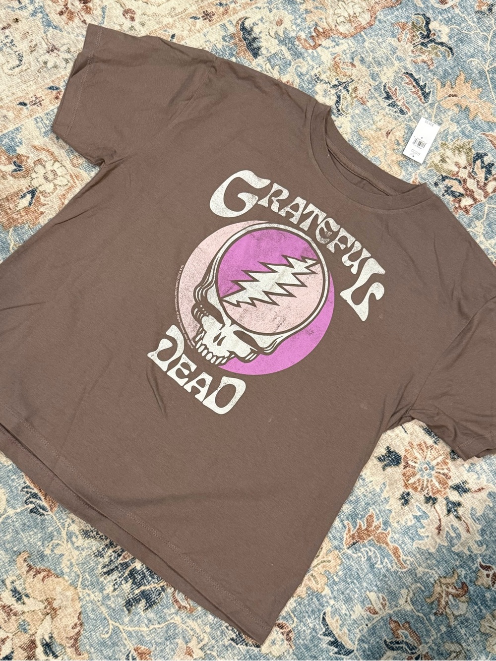 (2 for $25) GAP women’s Brown Tee with Grateful Dead Logo - S-NWT